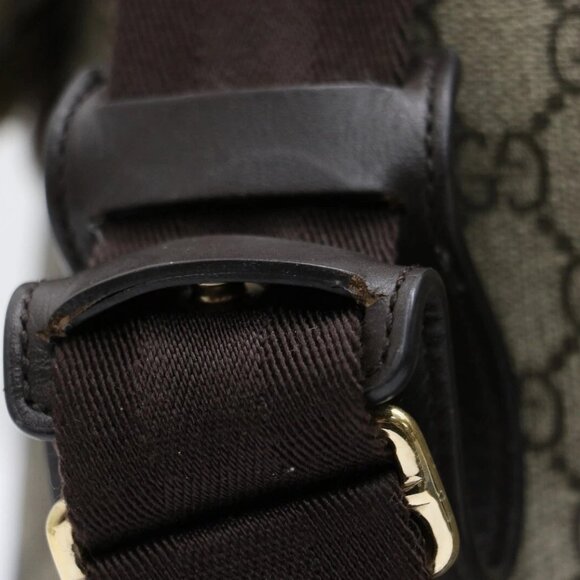 Gucci Large changing Diaper Bag Crossbody GG Supreme Brown 211131 - Picture 15 of 16